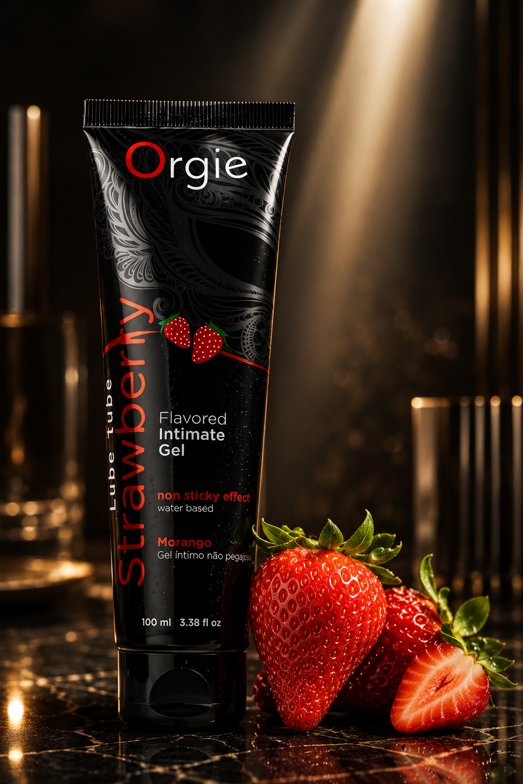 Gel Lubrifiant Intime Fraise Premium Orgie 50ml