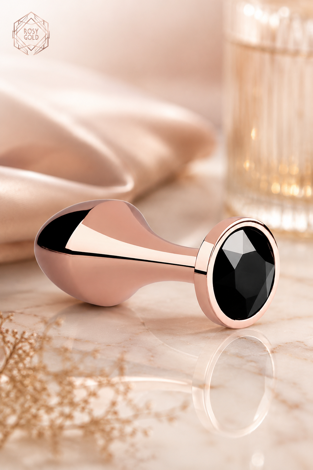 Plug Anal Rosy Gold Sextoy Premium France Acier Chirurgical
